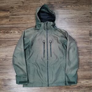 Burton AK Swash Gore-tex green sun faded gorpcore ski snowboard jacket mens Sm